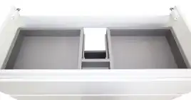 Тумба с раковиной Azario Velluto 100 CS00088604, подвесная, Белая матовая