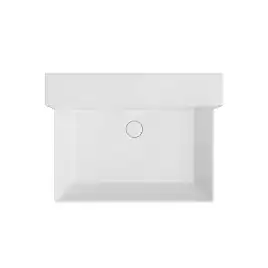 Раковина Kerama Marazzi LOGICA M мебельная\подвесная cо встроенным смесителем 65, белая глянцевая, LO.M.wb.65