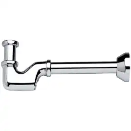 Сифон универсальный AZARIO AZ-110-CHR литой, без выпуска, G 1 1/4 латунь, хром