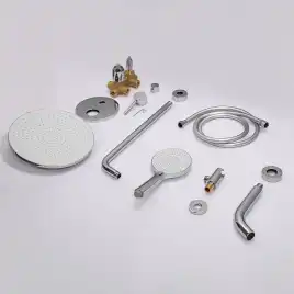 Встраиваемая душевая система AVS SLIMMER 811-141-CR с изливом, хром