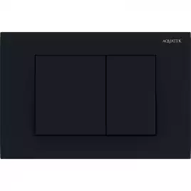 Комплект унитаза с инсталляцией Aquatek Set Aquatek Классик-012 4в1 с сиденьем Микролифт и Черной матовой клавишей смыва
