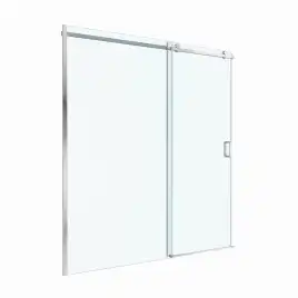 Душевая дверь BelBagno SOFT_CLOSE-2-BF-1-180-C-Cr стекло прозрачное, профиль Хром
