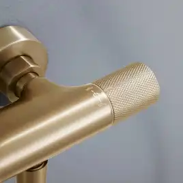 Душевая система  Vincea Desire VSFS-1D0TBG VSFS-1D0TBG  с термостатом, брашированное золото