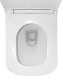 Унитаз-компакт Azario VARO AZ-2171-1 напольный, безободковый, в комплекте с бачком и сиденьем микролифт, Белый глянцевый