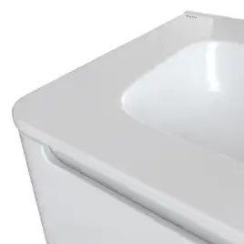 Тумба с раковиной IDDIS Edifice 60, напольная, Белая, EDI60WFi95K