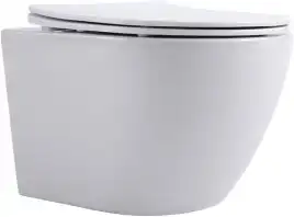 Унитаз подвесной Aquanet Rimless Cetus W Short LX-1900, с сиденьем микролифтом