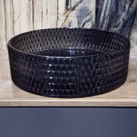 Раковина AVS 813-0213-d36GL03 36x36 черная