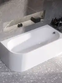 Акриловая ванна Marka One ALISA MG 170х75 Асимметричная Белая Правая 01али1775п