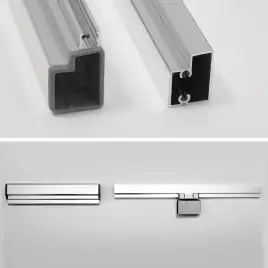 Душевой уголок WasserKRAFT Berkel 48P 100х80 48P17 профиль Хром стекло Прозрачное