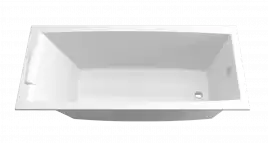 Акриловая ванна Marka One Aelita Slim 180х80 01ае1880слим с тонким бортом, встраиваемая, Белая