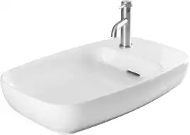 Раковина накладная Allen Brau Liberty 70х43х14 4.32012.20, Белая глянцевая