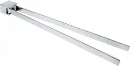 Полотенцедержатель двойной поворотный 4,7 см BEMETA VIA хром 135004102