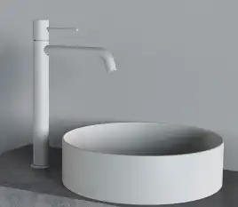 Смесители для раковины AVS Slimmer 811-101-MW высокий, белый матовый