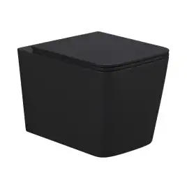 Унитаз подвесной AVS Куб 801-0035-P-R-MB безободковый, черный матовый