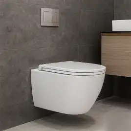 Унитаз подвесной Azario TERSO AZ-092E-UQ3 подвесной, безободковый, со смывом 