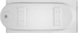 Ванна из искусственного камня Allen Brau Evo Oberon 170x70 2.3EV01.20, белая