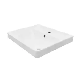 Тумба с раковиной Azario Эстима 50 CS00094637, подвесная, Белая глянцевая