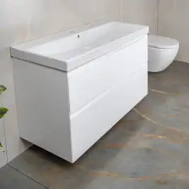 Тумба с раковиной AVS Гармония 100 белая, N821-07-1000WG-02-1010WG