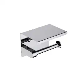 Держатель туалетной бумаги Aquatek Европа AQ4939CR с полкой, Хром