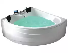 Акриловая ванна Gemy G9041 K 150х150 с гидромассажем, угловая