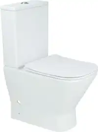 Чаша напольного унитаза Aquanet Fine Rimless FINE-C Soft Close с сиденьем микролифт