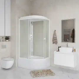 Душевая кабина Niagara Promo 110х80х215 P110/80/40L/MT высокий поддон, без гидромассажа