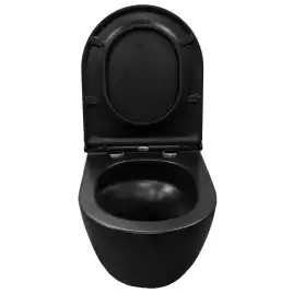 Унитаз подвесной Azario Grado AZ-0046-UQ3-MB подвесной, безободковый, со смывом 