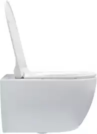 Унитаз подвесной Logan L5W CITY 019100-w-01 с сидением Soft Close -SLIMSEAT , белый