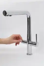 Смеситель для кухни AVS PureRiver 811-160-CR, Г-образный излив, хром