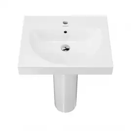Раковина KERAMA MARAZZI BUONGIORNO подвесная/мебельная, 60 см, белая глянцевая, BG.wb.60