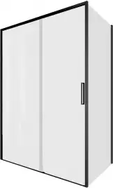 Душевой уголок Aquanet Pleasure Evo 140x80 AE65-140x80-BT профиль черный, прозрачное стекло