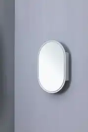 Зеркальный шкаф Aquanet Монте 60 белый, с LED подсветкой, 344788