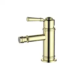 Смеситель для биде Aquatek Классик AQ1518PG, однорычажный, цвет Полированное золото