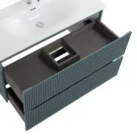 Тумба под раковину BelBagno UNO-MINI-1000-2C-SO-AO подвесная, Голубой Матовый