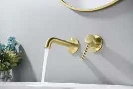 Смеситель для раковины Aquatek Европа AQ1313BG, Золото матовое