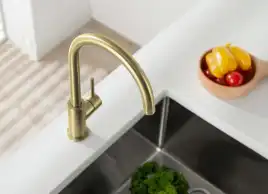 Смеситель для кухни Aquatek Европа AQ1382BG, Золото матовое