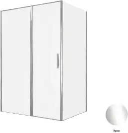 Душевой уголок Allen Brau Priority 140x100 3.31034.00 + 3.31046.00 хром