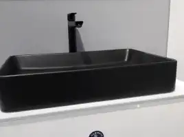 Раковина AVS Кристел 60х41 черная матовая