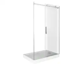 Душевая дверь Good Door Gelaxy WTW-170-C-CH, ГЛ00026, профиль Хром, стекло Прозрачное