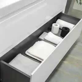 Тумба с раковиной AVS Гармония 120 белая, 2 ящика, N821-07-1200WG-02-1210-WG