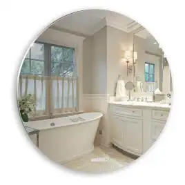 Зеркалос подствекой AVS Тахо 100 см, часы и антипар