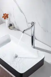 Смеситель для накладной раковины Allen Brau Priority 5.31A02-00, однорычажный, высокий, Хром