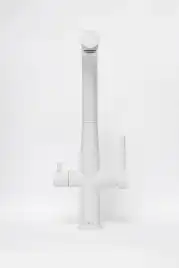 Смеситель для кухни AVS PureRiver 811-160-MW, Г-образный излив, белый матовый