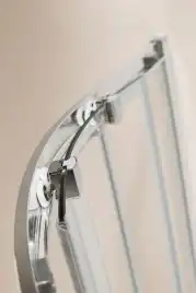 Душевой уголок CEZARES ECO-O-R-2-90-P-Cr стекло Матовое рифленая, профиль Хром