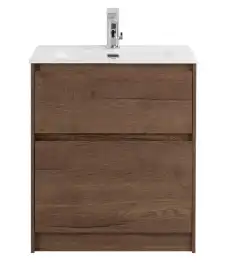 Тумба под раковину BelBagno KRAFT39-600/390-2C-PIA-RT напольная Rovere Tabacco