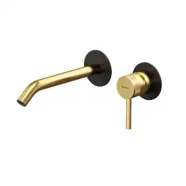 Смеситель для раковины Allen Brau Priority 5.31A03-31GB (с внутренней частью) черный/золото