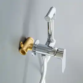 Гигиенический душ со смесителем AVS Basic 811-731-CR, хром