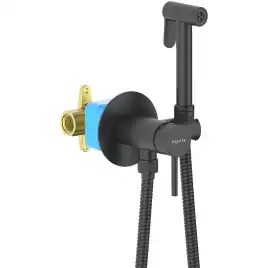 Гигиенический душ со смесителем Aquatek AQ1021MB однорычажный, Черный