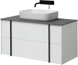 Тумба под раковину Allen Brau Reality 100 1.32007.WM белый матовый
