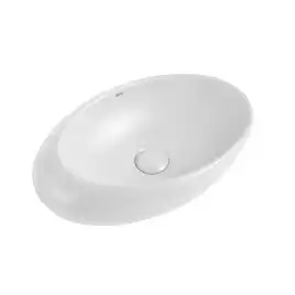 Раковина накладная ABBER BEQUEM 49х31х14 AC2107, овальная, белая